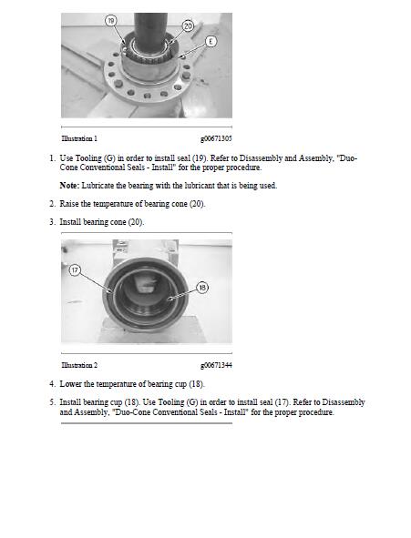 CAT 924G WHEEL LOADER SERVICE MANUAL visual data 7