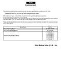 2014 Hino 195h Series Truck Service Repair Manual