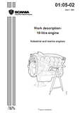 Scania Industrial and Marine Engines 16 litre engine Service Repair Manual