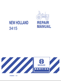 New Holland 3415 Tractor Service Repair Manual