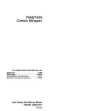John Deere 7455 Cotton Stripper Service Repair Manual (tm1586)