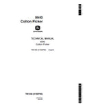 John Deere 9940 Cotton Picker Service Repair Manual (tm1356)