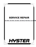 Hyster E098 (E5.50XL Europe) Forklift Service Repair Manual