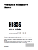 Komatsu H185S Mining Shovel Service Repair Manual (SN: 06108)