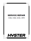 Hyster D007 (H165XL) Forklift Service Repair Manual