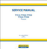 New Holland T7530 Tractor Service Repair Manual