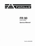 FiatAllis FR90 Wheel Loader Service Repair Manual