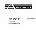 FiatAllis FR130.2 Wheel Loader Service Repair Manual