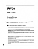 FiatAllis FW90 Wheel Loader Service Repair Manual