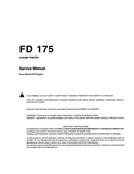 FiatAllis FD175 Crawler Tractor Service Repair Manual