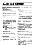 Kubota L275 Tractor Operator manual
