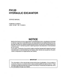 FiatAllis FH120 Hydraulic Excavator Service Repair Manual