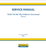 New Holland T5.95 Electro Command Tractor Service Repair Manual