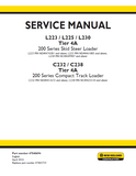 New Holland L225 TIER 4 Skid Steer Loader Service Repair Manual [NDM461085 - ]