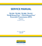 New Holland T8.410 SmartTrax Powershift Transmission (PST) Tractor Service Repair Manual (PIN ZFRE03123 and above)
