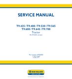 New Holland T9.480 Tractor Service Repair Manual