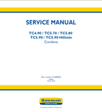 New Holland TC4.90 FPT NEF TIER 3 Combine Harvester Service Repair Manual