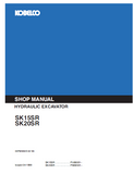 KOBELCO SK15SR HYDRAULIC EXCAVATOR Service Repair Manual