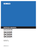 KOBELCO SK30SR EXCAVATOR Service Repair Manual SN: PW07001 and up