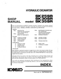 KOBELCO SK30SR EXCAVATOR Service Repair Manual SN: PW07001 and up
