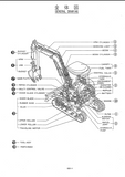 Kobelco SK25SR Mini Excavator Parts Catalogue Manual (SN: PV10001 and up)