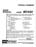 KOBELCO MD140C HYDRAULIC EXCAVATOR Service Repair Manual