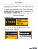 Bobcat 1600 Hydrostatic Pump Component Service Repair Manual SN: 12001 & Above
