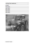Fendt 924 Vario Operator manual