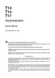 Fiat Kobelco T17 Telehandlers Service Repair Manual