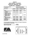 FiatAllis 645 Wheel Loader Service Repair Manual