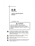 FiatAllis 8B Crawler Tractor Service Repair Manual