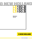 New Holland LS180.B Skid Steer Loader Service Repair Manual