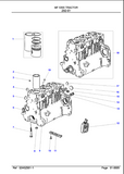 Massey Ferguson MF5355 TRACTOR Parts Catalogue Manual