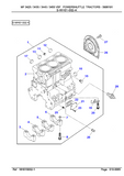 Massey Ferguson MF3455 VSF POWERSHUTTLE TRACTORS Parts Catalogue Manual