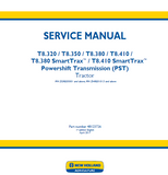 New Holland T8.350 Powershift Transmission (PST) Tractor Service Repair Manual