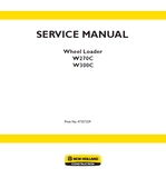New Holland W300C Wheel Loader Service Repair Manual