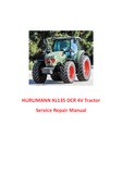 HURLIMANN XL135 DCR 4V Tractor Service Repair Manual