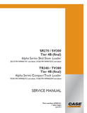 CASE SV300 Tier 4b (final) Alpha Series Skid Steer Loader Service Repair Manual PIN NFM470295 and above