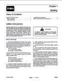 Toro Hydroject 3000 Service Repair Manual