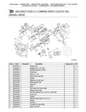 JCB 926-2 Rough Terrain Forklift Parts Catalogue Manual (Serial Number: 02228490-02229508)