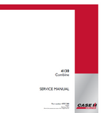 CASE IH 4130 Combine Service Repair Manual (Pin - JHFY4130TEJG05469 and up)