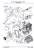 Massey Ferguson 6190 TRACTOR Service Parts Catalogue Manual (Part Number : 1637331)