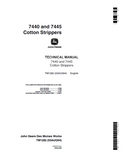 John Deere 7440 Cotton Strippers Service Repair Manual