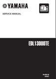 Yamaha EDL13000TE Generator Service Repair Manual