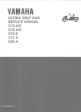 Yamaha G11-A Golf Cart Service Repair Manual