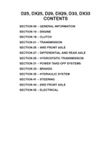 CASE IH DX33 Tractor Service Repair Manual
