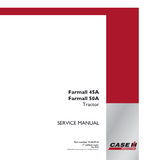 CASE IH Farmall 45A Tractor Service Repair Manual