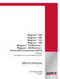 CASE IH Magnum 250 Powershift Transmission (PST) Tier 4B Tractor Service Repair Manual (PIN ZGRF05001 and above; PIN ZHRF01001 and above)