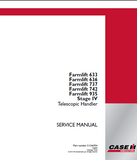 CASE IH Farmlift 742 Stage IV Telescopic Handler Service Repair Manual