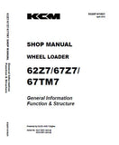Kawasaki 62Z7 / 67Z7 / 67TM7 WHEEL LOADER Service Repair Manual (62J1-5001 and up)